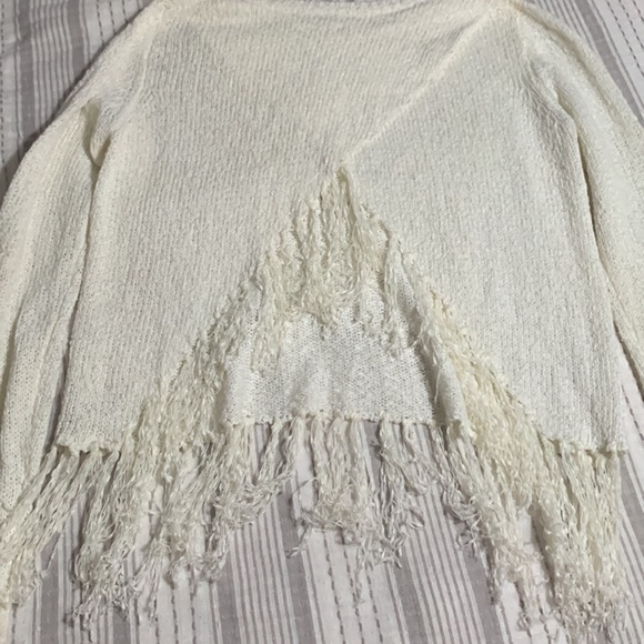 Miss Me Fringe Open Back Sweater - Picture 4 of 5
